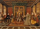 The Family of Henry VIII An Allegory of the Tudor Succession 1572 By Lucas De Heere