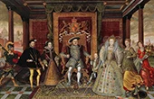 The Family of Henry VIII An Allegory of the Tudor Succession 1590 By Lucas De Heere