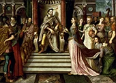 The Queen of Sheba Visits King Solomon in Jerusalem 1559 By Lucas De Heere