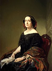 Gertrudis Gomez de Avellaneda 1857 By Federico de Madrazo y Kuntz