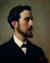 Portrait of Eduardo Rosales 1867 By Federico de Madrazo y Kuntz