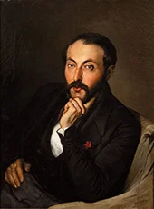 Portrait of the Painter's Friend Adrien Dauzats By Federico de Madrazo y Kuntz