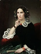 Ritratto di Madame De Scott By Federico de Madrazo y Kuntz