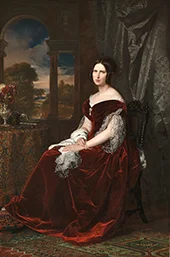Sabina Seupham Spalding 1846 By Federico de Madrazo y Kuntz