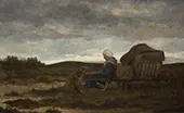 Rest Break with Dog 1875 By Frans van Kuyck
