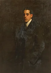 Portrait of F W Ancott By Edmund Hodgson Smart