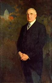 Portrait of Warren G Harding By Edmund Hodgson Smart
