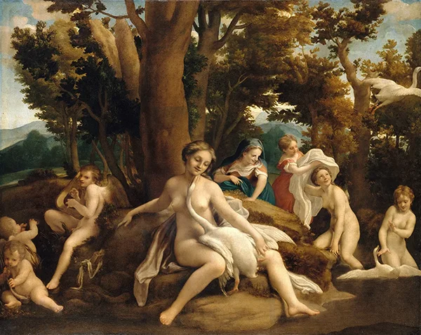 Leda and the Swan 1532 By Antonio da Correggio
