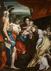 Madonna with Saint Jerome The Day 1523 By Antonio da Correggio