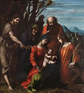 The Mystic Marriage of Saint Catherine By Antonio da Correggio