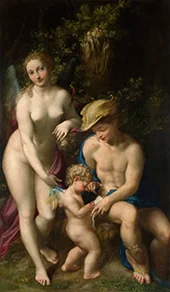 Venus and Cupid 1525 By Antonio da Correggio
