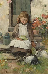 Feeding the Rabbits By David Fulton