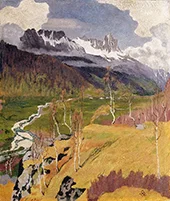 Autumn Landscape 1903 By Giovanni Giacometti