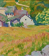 Flowering Meadow near Stampa 1910 By Giovanni Giacometti