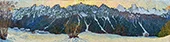 Panorama in Bregaglia 1902 By Giovanni Giacometti
