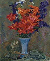 Tiger Lilies 1909 By Giovanni Giacometti