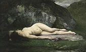 Sleeping Bather By Henri Gervex