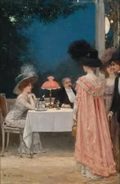 Dinner 1909 By Henri Gervex