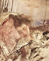 Madame Gervex is Asleep By Henri Gervex