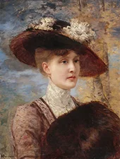 Portrait of Madame de Lorgeril 1902 By Henri Gervex