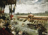 Review at Longchamp By Henri Gervex