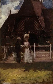 Showing the Deauville Racecourse 1905 By Henri Gervex