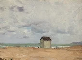 The Beach at Trouville 1870 By Henri Gervex