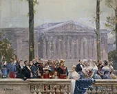 The Imperial Family Surrounded By Numerous Personalities From The Second Empire 1889 By Henri Gervex