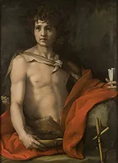 Saint John the Baptist as a Boy c1525 By Andrea del Sarto