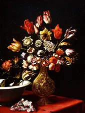 Vase of Flowers By Carlo Dolci