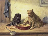 Bone of Contention 1878 By Charles van den Eycken