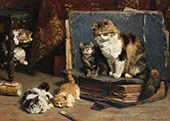 Budding Artists 1907 By Charles van den Eycken