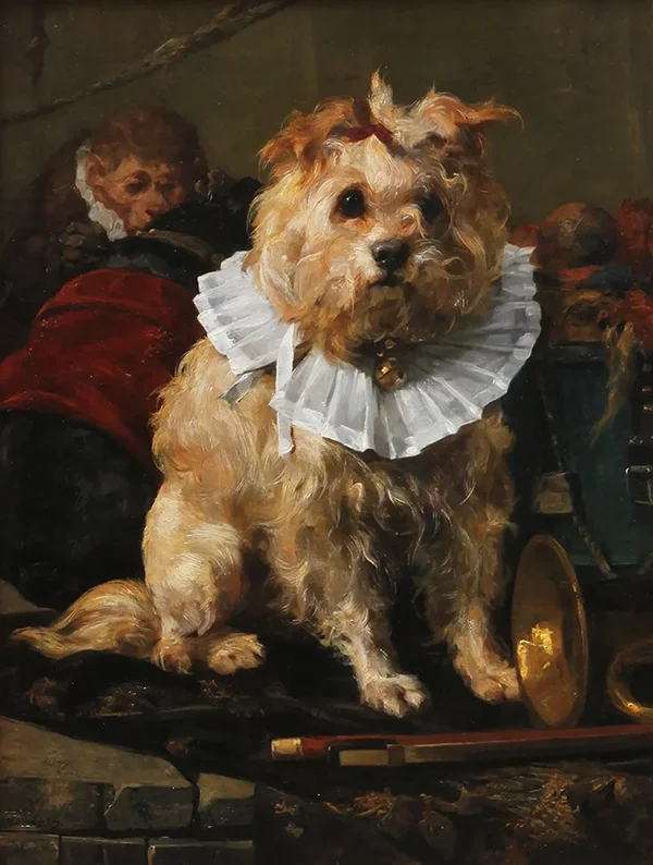 Circus Dog By Charles van den Eycken
