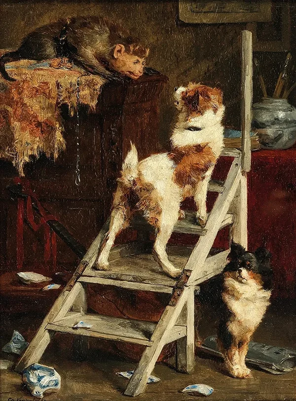 Come on you Coward By Charles van den Eycken