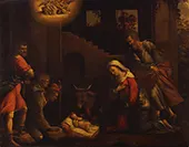 Adoration of the Shepherds By Garofalo