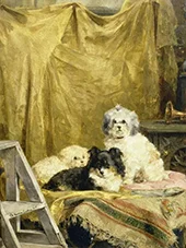 The Actors in the Wings Resting Between By Charles van den Eycken