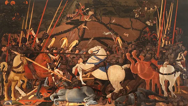 Battle of San Romano By Paolo Uccello