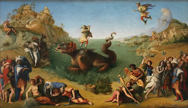 Perseus Frees Andromeda By Piero di Cosimo