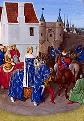 Entry of Jean Le Bon in Paris By Jean Fouquet