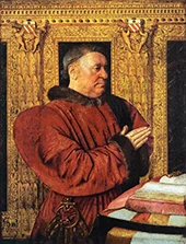 Portrait of Guillaume Jouvenel des Ursins By Jean Fouquet