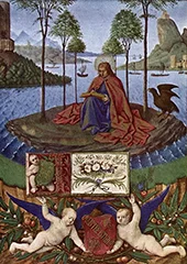 Saint John at Patmos By Jean Fouquet