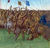 Victory of Louis III and Carloman on the Normans By Jean Fouquet