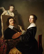 Allegory of Painting 1648 By Gerard van Honthorst