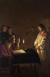 Christ before the High Priest c1617 By Gerard van Honthorst