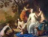 Diana with her Nymphs By Gerard van Honthorst