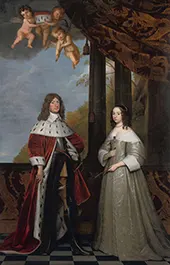 Double Portrait of Friedrich William By Gerard van Honthorst