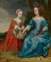Double Portrait of Prince William III By Gerard van Honthorst