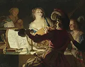 Merry Company 1623 By Gerard van Honthorst