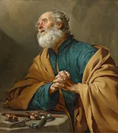 Saint Peter Penitent By Gerard van Honthorst