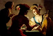 The Matchmaker 1625 By Gerard van Honthorst